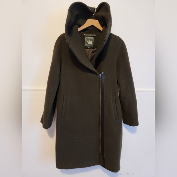 Spiewak & Sons - Montgomery Wool Coat - Size S - Army Green - Picture 4 of 8